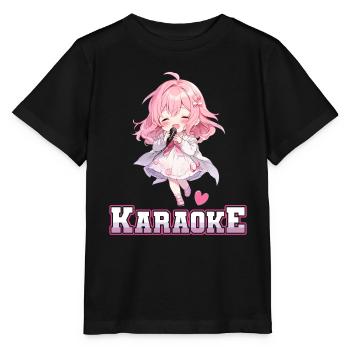 Filles Manga Anime Karaoké - T-shirt bio MINI CREATOR Stanley/Stella Enfant - noir - Devant - Mikhail (115cm)