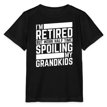 Pensioner pension - Stanley/Stella MINI CREATOR Kids’ T-Shirt - black - Front - Mikhail (115cm)