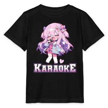Filles Manga Anime Karaoké - T-shirt bio MINI CREATOR Stanley/Stella Enfant - noir - Devant - Mikhail (115cm)