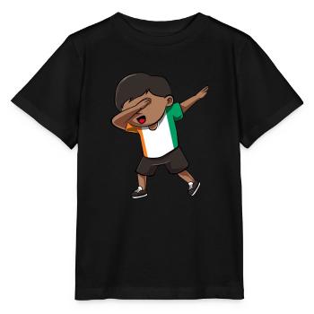 Côte d’Ivoire - T-shirt bio MINI CREATOR Stanley/Stella Enfant - noir - Devant - Mikhail (115cm)