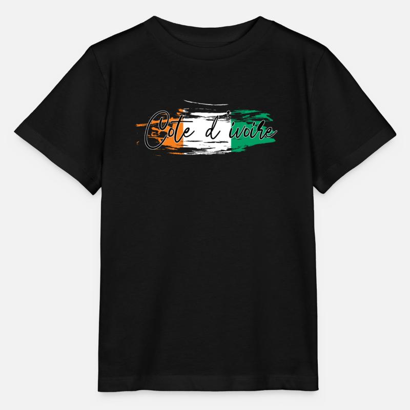Côte d’Ivoire - T-shirt bio MINI CREATOR Stanley/Stella Enfant - noir