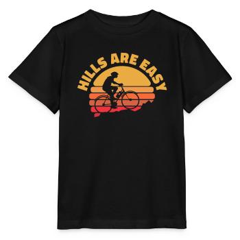 Vélo électrique Vélo électrique Hill - T-shirt bio MINI CREATOR Stanley/Stella Enfant - noir - Devant - Mikhail (115cm)