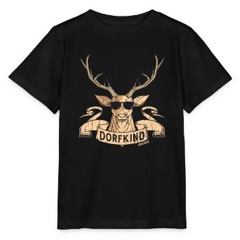 Dorfkind Original - Heimat - T-shirt bio MINI CREATOR Stanley/Stella Enfant - noir - Devant - Mikhail (115cm)
