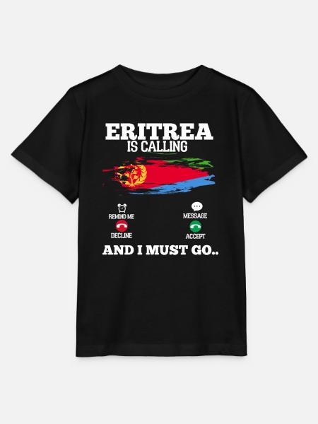 Eritrea - Stanley/Stella Kinder T-Shirt MINI CREATOR  - Schwarz