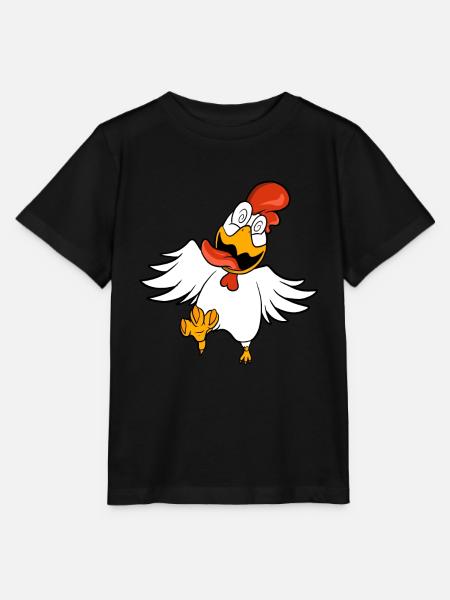Lustiges hypnotisiertes Huhn - Stanley/Stella Kinder T-Shirt MINI CREATOR - Schwarz