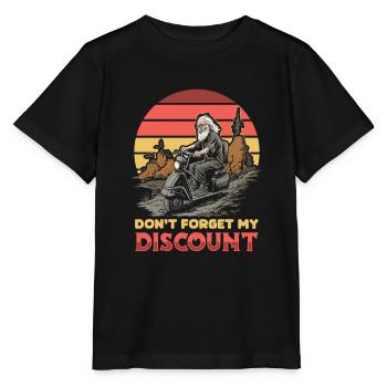 Pension de retraité drôle N’oubliez pas ma réduction - T-shirt bio MINI CREATOR Stanley/Stella Enfant - noir - Devant - Mikhail (115cm)