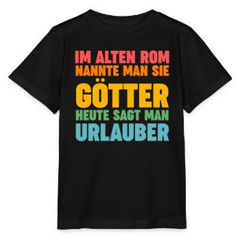 Sommerurlaub Urlauber Urlaub - Stanley/Stella Kinder T-Shirt MINI CREATOR  - Schwarz - Vorne - Mikhail (115cm)