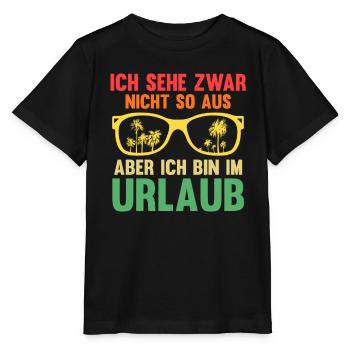 Sommerurlaub Urlauber Urlaub - Stanley/Stella Kinder T-Shirt MINI CREATOR  - Schwarz - Vorne - Mikhail (115cm)