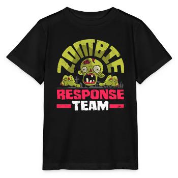 Zombie Lover Cosume for Funny Halloween - Stanley/Stella MINI CREATOR Kids’ T-Shirt - black - Front - Mikhail (115cm)