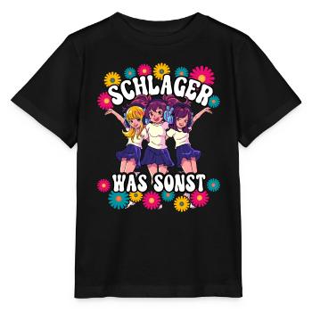 Schlager - Stanley/Stella Kinder T-Shirt MINI CREATOR  - Schwarz - Vorne - Mikhail (115cm)