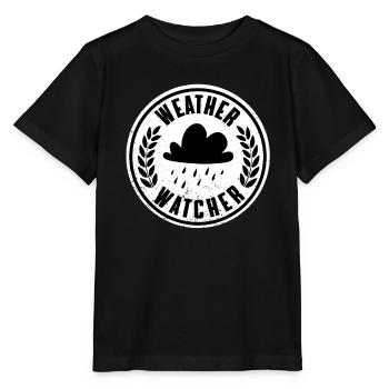 Weather observers - Stanley/Stella MINI CREATOR Kids’ T-Shirt - black - Front - Mikhail (115cm)