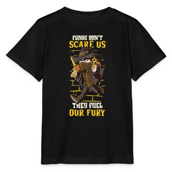 Vampirjäger Untoter Slayer Pfahl Und Kreuz - Stanley/Stella Kinder T-Shirt MINI CREATOR  - Schwarz - Vorne - Mikhail (115cm)