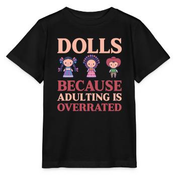 Poupée de collection de poupée de collection drôle - T-shirt bio MINI CREATOR Stanley/Stella Enfant - noir - Devant - Mikhail (115cm)