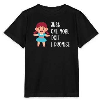Lustiges Puppen Sammler Geschenk - Stanley/Stella Kinder T-Shirt MINI CREATOR  - Schwarz - Vorne - Mikhail (115cm)