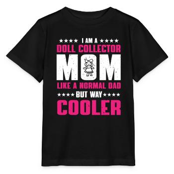 Maman collectionneuse de poupées - T-shirt bio MINI CREATOR Stanley/Stella Enfant - noir - Devant - Mikhail (115cm)