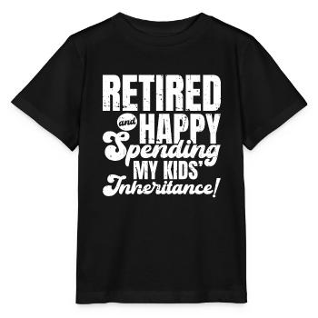 Pensioner pension - Stanley/Stella MINI CREATOR Kids’ T-Shirt - black - Front - Mikhail (115cm)