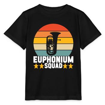 Euphonium baryton cor ténor - T-shirt bio MINI CREATOR Stanley/Stella Enfant - noir - Devant - Mikhail (115cm)