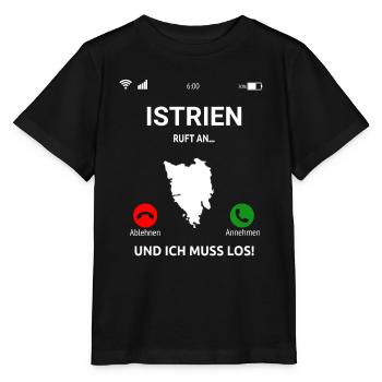 Istrien Kroatien Balkan Adria Urlaub Idee - Stanley/Stella Kinder T-Shirt MINI CREATOR  - Schwarz - Vorne - Mikhail (115cm)
