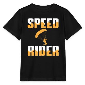 Speed Rider - Stanley/Stella Kinder T-Shirt MINI CREATOR  - Schwarz - Vorne - Mikhail (115cm)