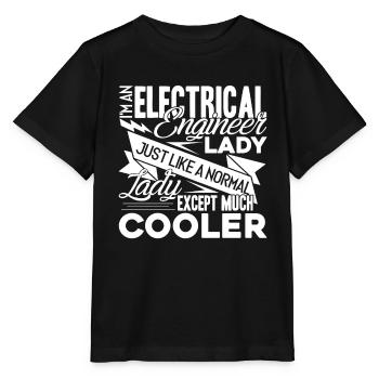 Electrical Engineer Im An Electrical Engineer Lady - Stanley/Stella MINI CREATOR Kids’ T-Shirt - black - Front - Mikhail (115cm)