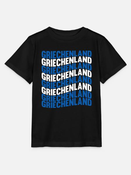 Griechen Grieche Griechenland - Stanley/Stella Kinder T-Shirt MINI CREATOR - Schwarz