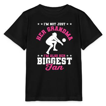 I'm Her Grandma I'm Her Biggest Fan Libero Volleyb - Stanley/Stella MINI CREATOR Kids’ T-Shirt - black - Front - Mikhail (115cm)