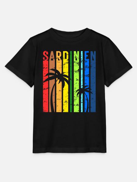 Sardinien Insel Sardegna Italien Urlaub Idee - Stanley/Stella Kinder T-Shirt MINI CREATOR  - Schwarz