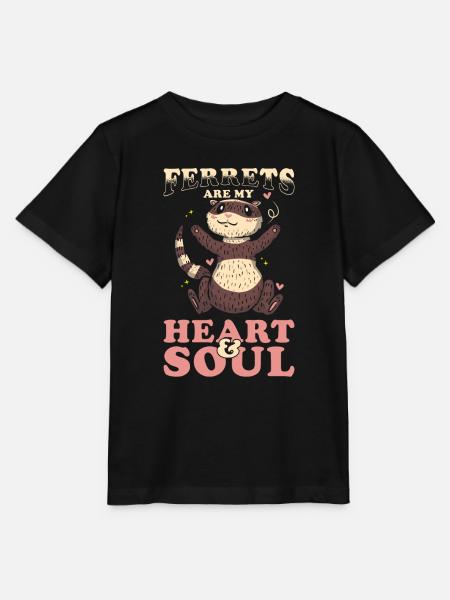 Frettchen Geschenk für Frettchen Besitzer - Stanley/Stella Kinder T-Shirt MINI CREATOR  - Schwarz