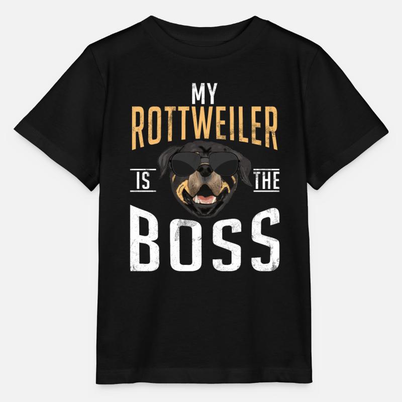 Cadeaux Rottweiler - T-shirt bio MINI CREATOR Stanley/Stella Enfant - noir