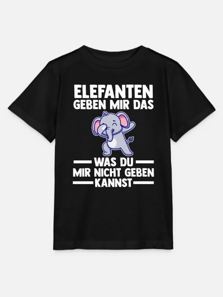Elefant Elefanten - Stanley/Stella Kinder T-Shirt MINI CREATOR  - Schwarz