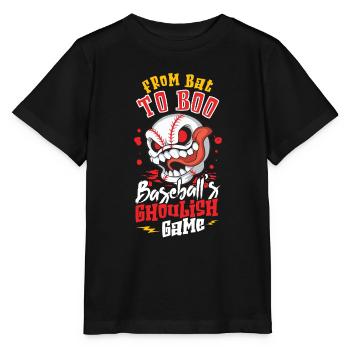 Horror Baseball Creepy Baseball Spooky - Stanley/Stella MINI CREATOR Kids’ T-Shirt - black - Front - Mikhail (115cm)