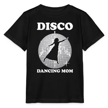 Mom Mutter Disko Tanz Mutter - Stanley/Stella Kinder T-Shirt MINI CREATOR  - Schwarz - Vorne - Mikhail (115cm)