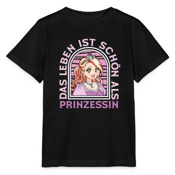 Prinzessin Fun - Stanley/Stella Kinder T-Shirt MINI CREATOR  - Schwarz - Vorne - Mikhail (115cm)