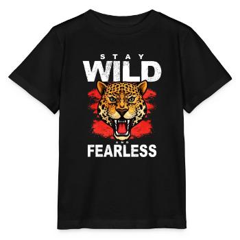 Jaguar - T-shirt bio MINI CREATOR Stanley/Stella Enfant - noir - Devant - Mikhail (115cm)