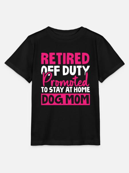 Rentner Rente Hund - Stanley/Stella Kinder T-Shirt MINI CREATOR - Schwarz