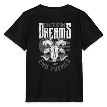 Emoticon Emo American Dreams Emo Themes Emocore - Stanley/Stella Kinder T-Shirt MINI CREATOR  - Schwarz - Vorne - Mikhail (115cm)