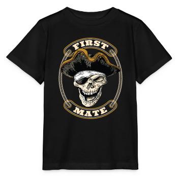 Premier Compagnon Pirate Pirate Pirate Pirate Pirate - T-shirt bio MINI CREATOR Stanley/Stella Enfant - noir - Devant - Mikhail (115cm)