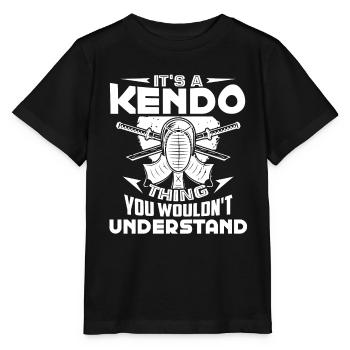 Kendo It's a Kendo Thing - Stanley/Stella MINI CREATOR Kids’ T-Shirt - black - Front - Mikhail (115cm)