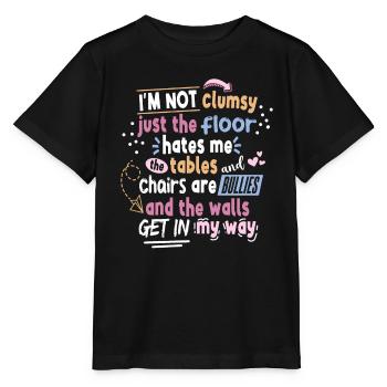 I'm Not Clumsy Saying Women - Stanley/Stella MINI CREATOR Kids’ T-Shirt - black - Front - Mikhail (115cm)