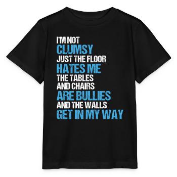 Clumsy Men - Stanley/Stella MINI CREATOR Kids’ T-Shirt - black - Front - Mikhail (115cm)
