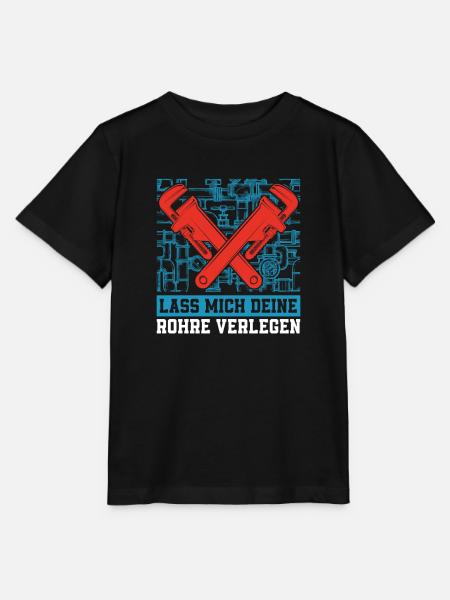 Rohrleitungsbauer Komisch - Stanley/Stella Kinder T-Shirt MINI CREATOR  - Schwarz