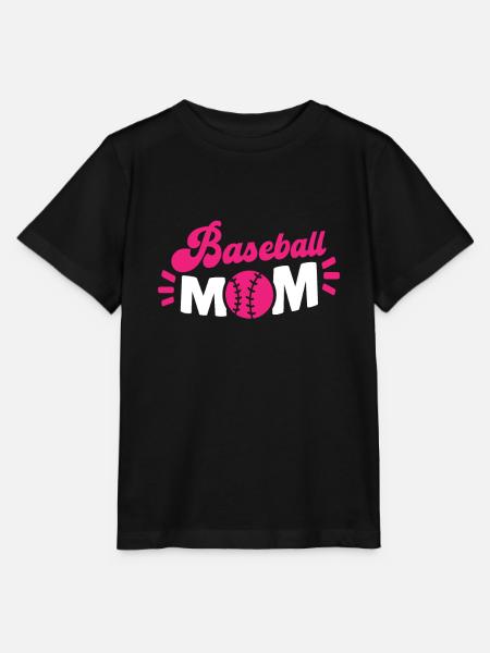 Baseball Mutter Baseball Mom - Stanley/Stella Kinder T-Shirt MINI CREATOR - Schwarz