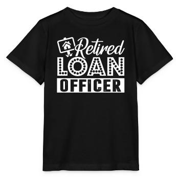 Loan Officer Retired Loan Officer - Stanley/Stella MINI CREATOR Kids’ T-Shirt - black - Front - Mikhail (115cm)