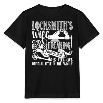 Locksmith Locksmith's Wife - Stanley/Stella MINI CREATOR Kids’ T-Shirt - black - Front - Mikhail (115cm)
