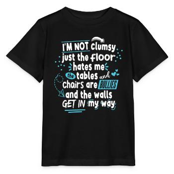 Sarkastisch, unbeholfen, ironisch - Stanley/Stella Kinder T-Shirt MINI CREATOR  - Schwarz - Vorne - Mikhail (115cm)