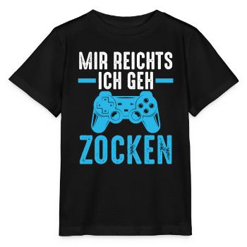 Zocker Zocken Gamer - Stanley/Stella Kinder T-Shirt MINI CREATOR  - Schwarz - Vorne - Mikhail (115cm)