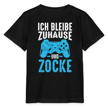 Zocker Zocken Gamer - Stanley/Stella Kinder T-Shirt MINI CREATOR  - Schwarz - Vorne - Mikhail (115cm)