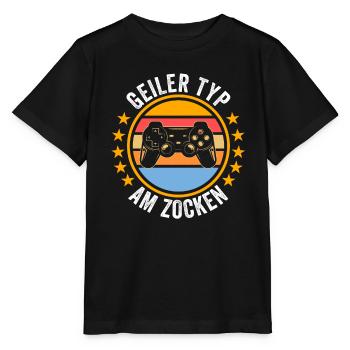 Zocker Zocken Gamer - Stanley/Stella Kinder T-Shirt MINI CREATOR  - Schwarz - Vorne - Mikhail (115cm)