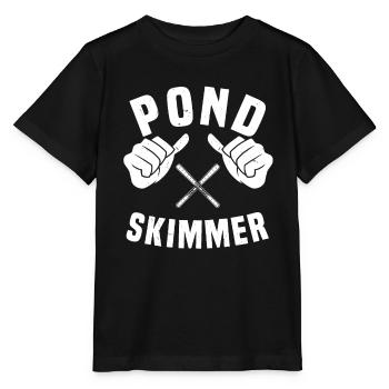 Pond Skimmer - Stanley/Stella MINI CREATOR Kids’ T-Shirt - black - Front - Mikhail (115cm)