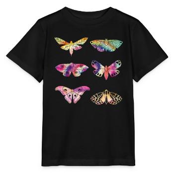 Motte TIE DYE Vintage Motten - Stanley/Stella Kinder T-Shirt MINI CREATOR  - Schwarz - Vorne - Mikhail (115cm)